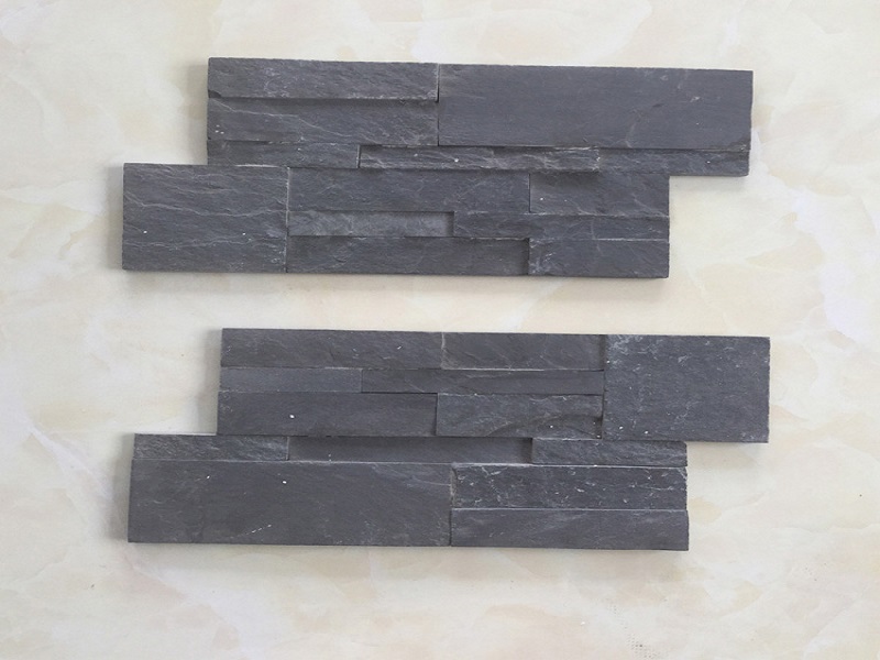 Black Slate Strip Cultured Stone 