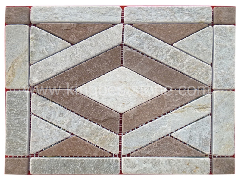 Slate Stone Mosaic Pattern Tiles