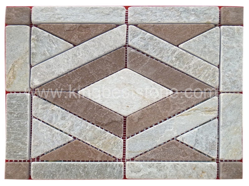 Slate Stone Mosaic Pattern Tiles