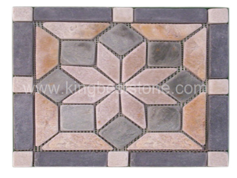 Slate Stone Mosaic Pattern Tiles