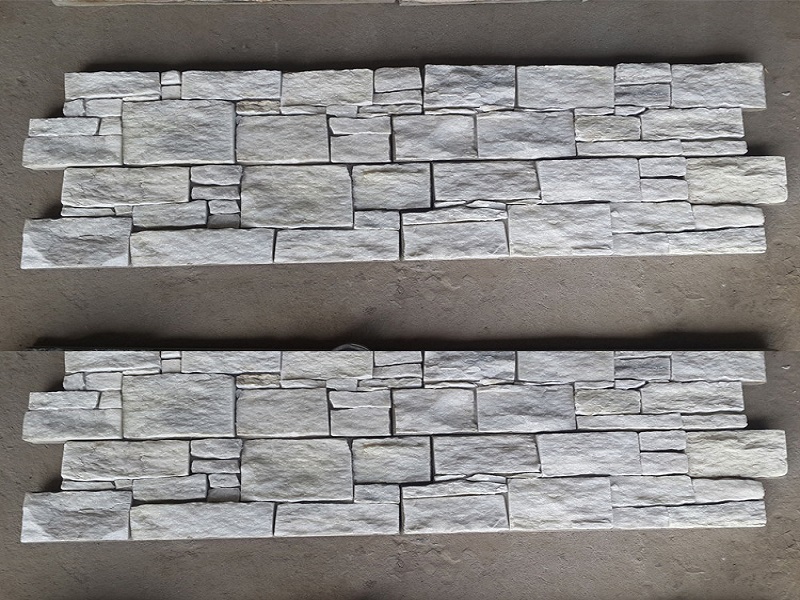 White Marble Cement Villa Wall Cladding