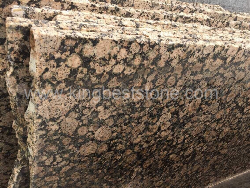 Natural Building Stone Baltic Brown Coffe Diamond Marron Baltico With Polished Surface