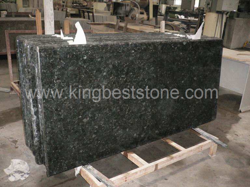 Emerald Green Pearl Granite Slabs