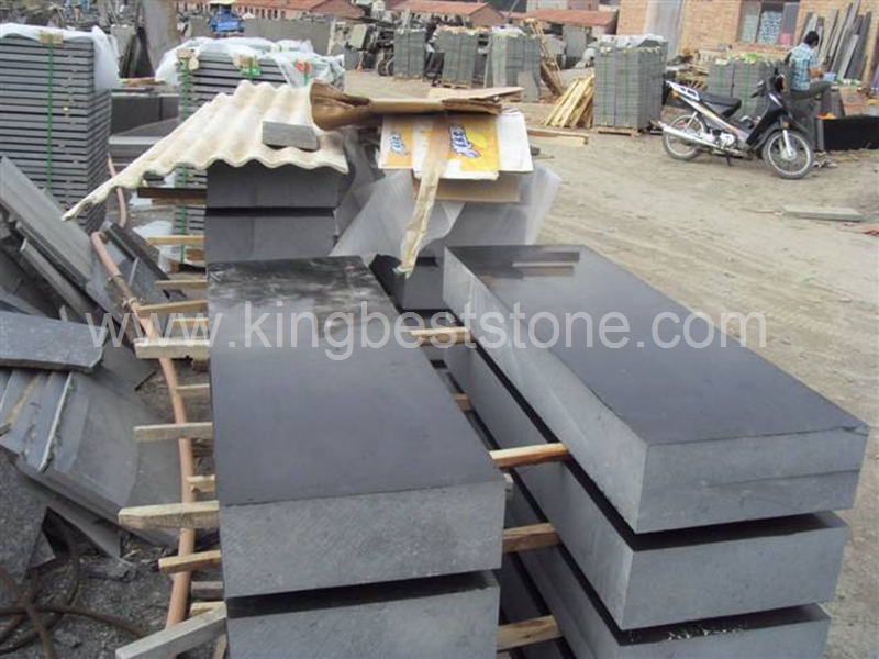 Mogolia Black Granite Slabs Tiles