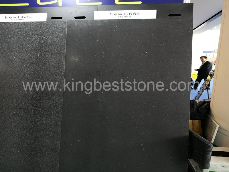 G684 Swimming Pool Tiles Black Pearl Basalt Pool Coping Black Basalt Rebated Drop Face