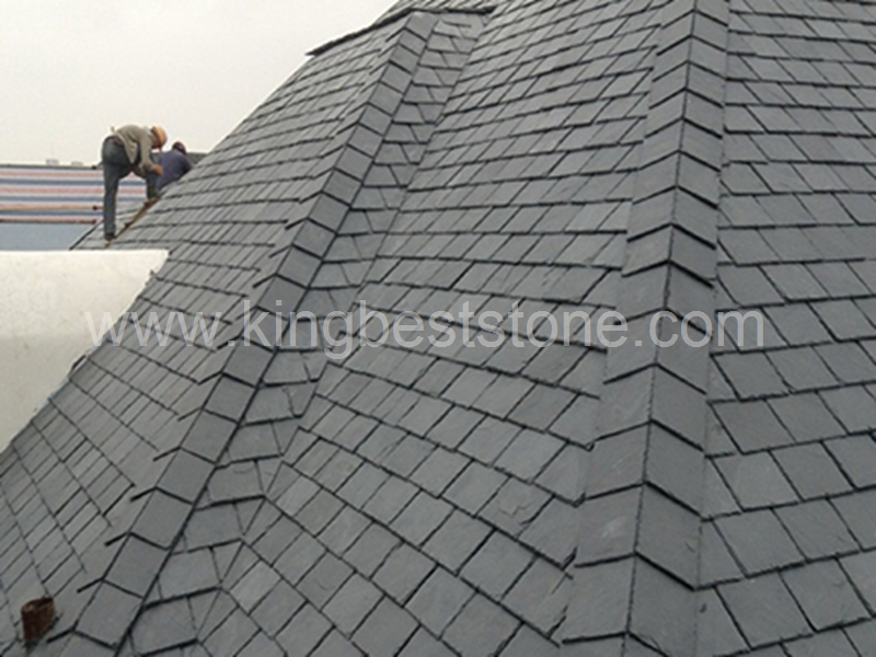 Natural Black Slate Stone Roofing Tiles