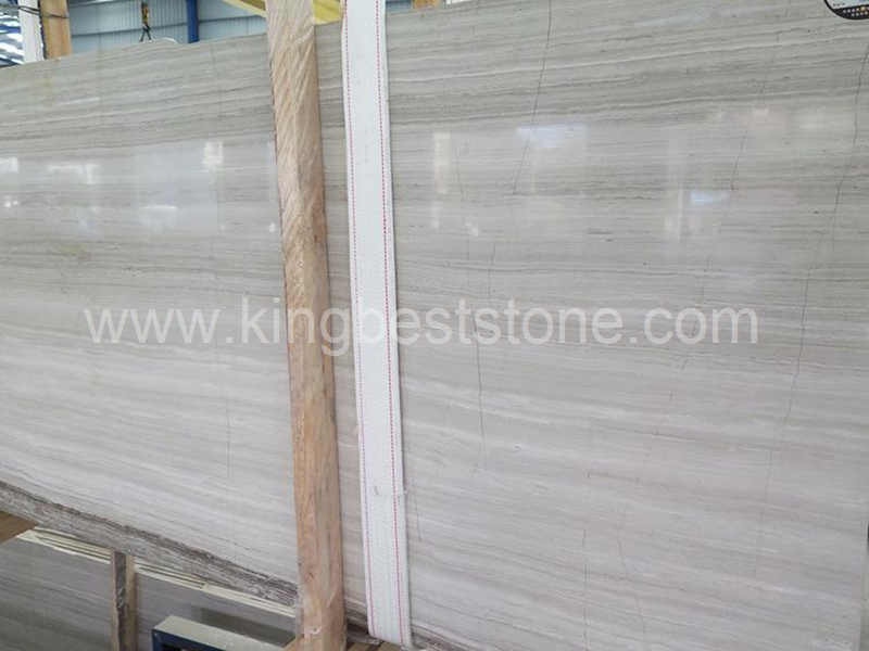 Guizhou Wooden Gray Marble Polished Slabs