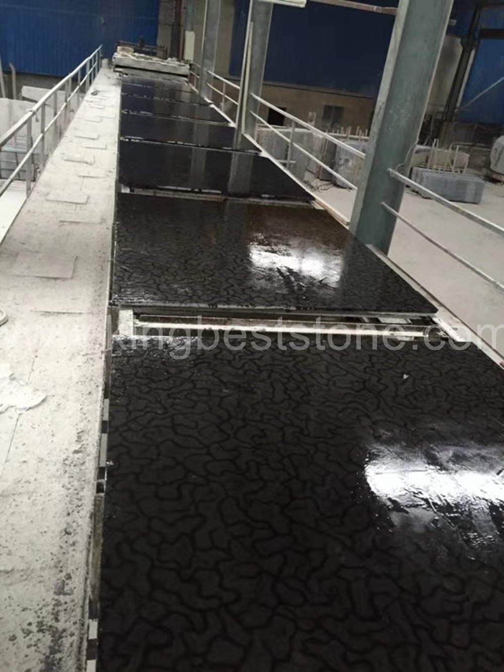 Oracle Black Stone Polished Slabs