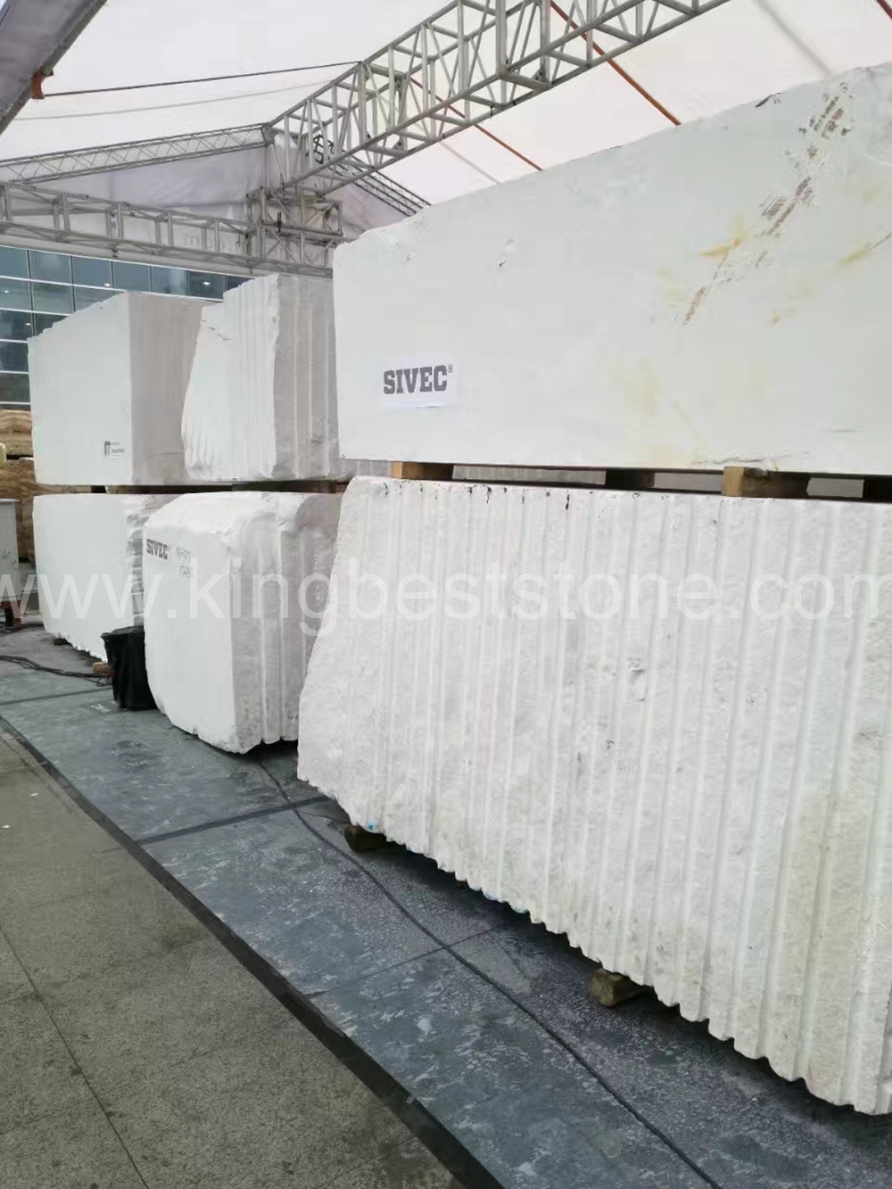 Sivec White Marble Blocks