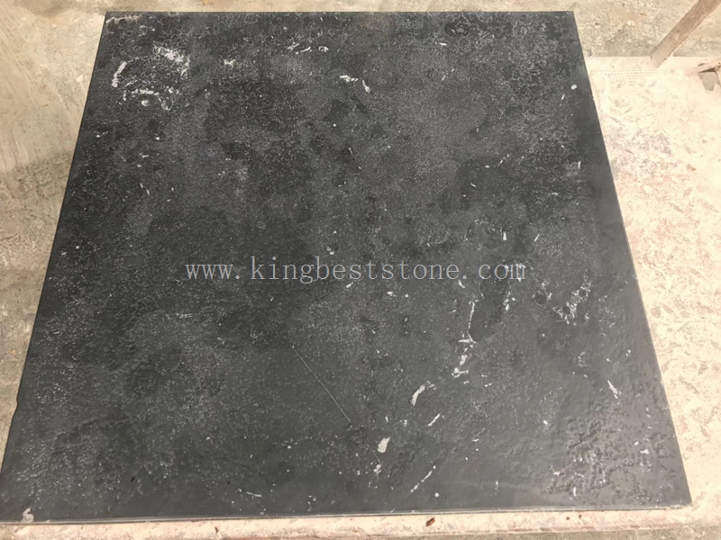 Henan Black Limestone Black Wall Cladding