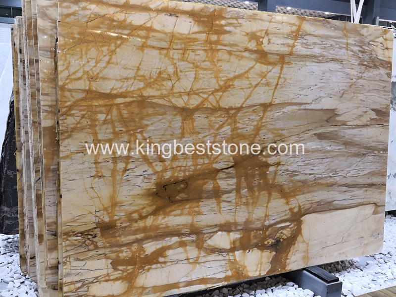 Siena Gold Yellow Marble Polished Big Slabs