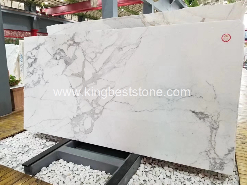 Italy Calacatta White Marble Polished Slabs