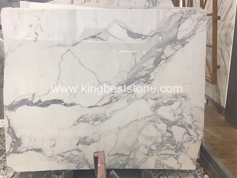 Italy Calacatta White Marble Polished Slabs