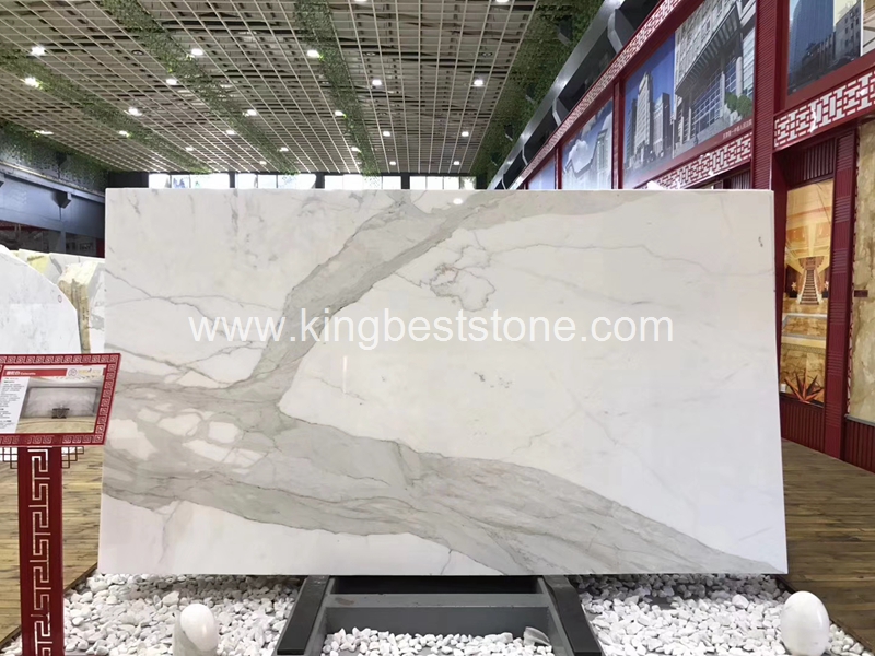 Italy Calacatta White Marble Polished Slabs