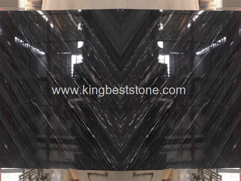 Cartier Black Marble Polished Slabs And Tiles