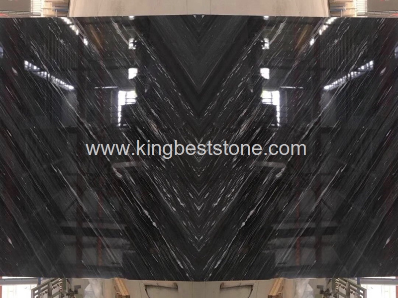 Cartier Black Marble Polished Slabs And Tiles
