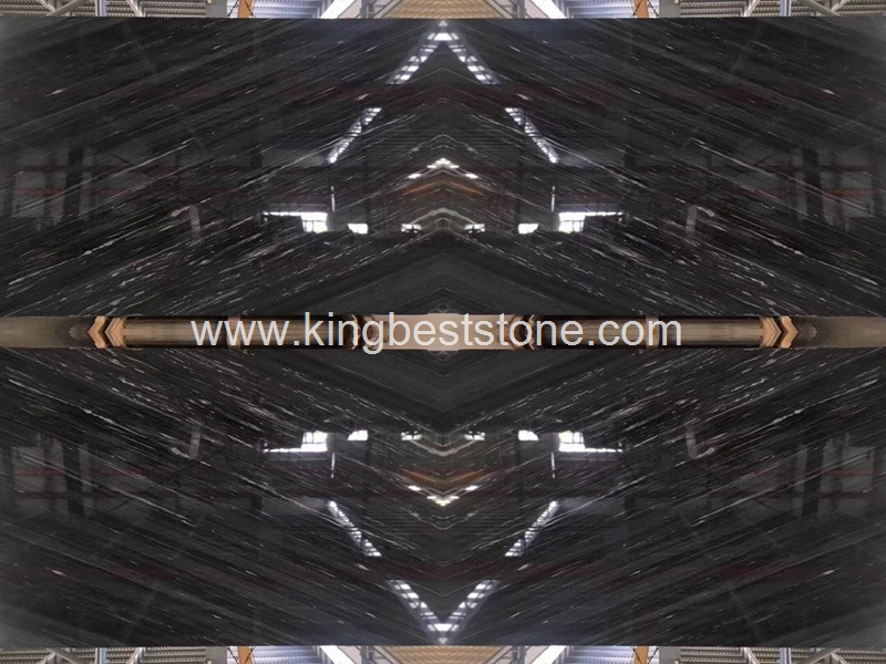 Cartier Grey Slanting Veins Marble Bookmatch Slabs