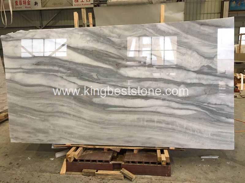 Cloud Sea White Marble Polished Slabs