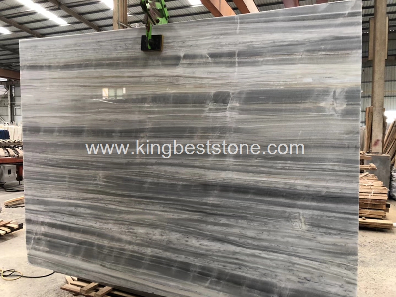 Icelandic Wood Grey Marble Slabs