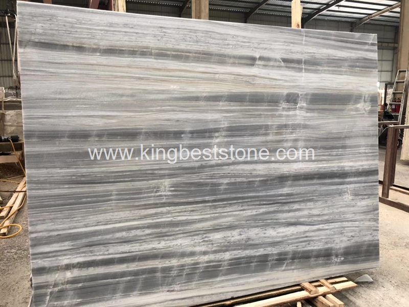 Cool Color Wooden Grey Marble