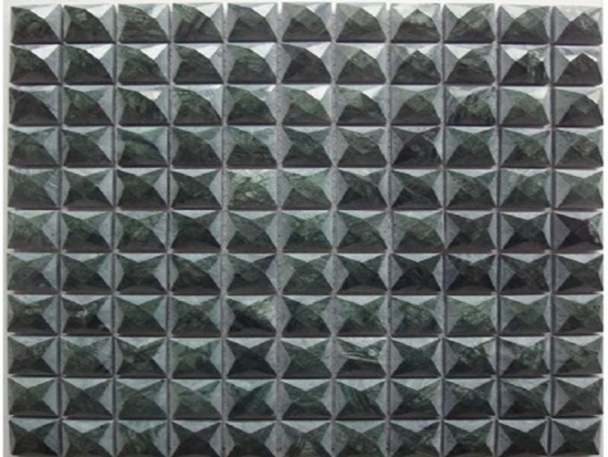 Button Shape Marble Mosaic Polished 3D Tiles