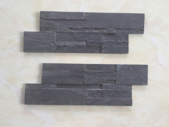Black Slate Strip Ledge Stone