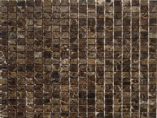 Dark Emperador Marble Mosaic Polished Tiles