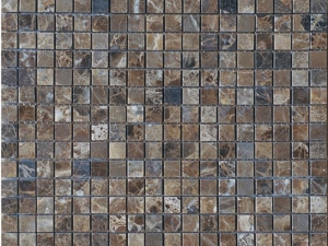 Dark Emperador Marble Mosaic Polished Tiles