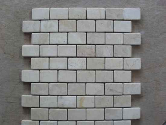 Spanish Crema Marfil Beige Marble Mosaic Tiles