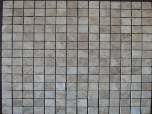 Classical Turkish Light Emperador Marble Mosaic Tiles