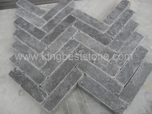 Spotted Bluestone Tumbled Cubes and Paving Strips