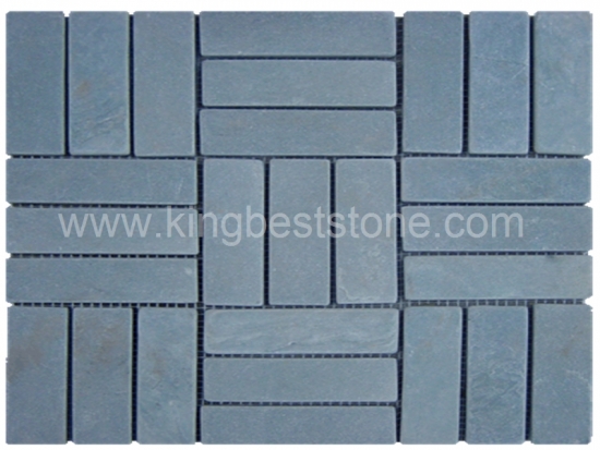 Rusty Slate Stone Wall Panel Mosaic Tiles