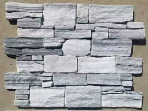 Natural Gray Quartz Cement Wall Cladding