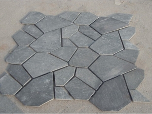 Iregular Slate Pieces Backed Net Flag Paving Stone