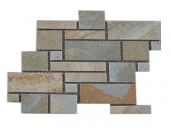 Natural Rusty Meshed Paving Stone Flags Stone Tiles