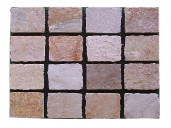 Square Stone Flagstone Floor Tile Driveway Paving Stone