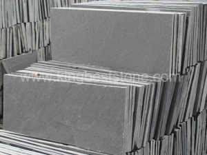 Black Grey Slate Natural Flat Surface Floor Tiles