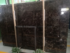 Dark Emperador Marble Polished Slabs and Tiles