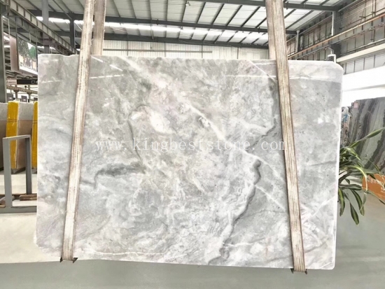 Greece Polished Everest Crystal White Marble Interior Wall