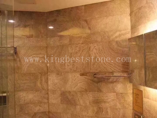 Imperial Wood Vein Marble Slabs Bathroom Wall Cover