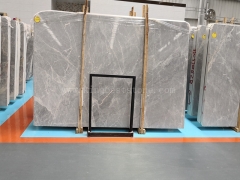 Hermes Gray Marble Slabs Background Wall