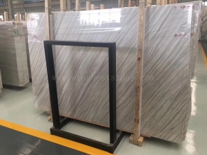 A Grade Grey Wood Grain Marble Slabs Polished