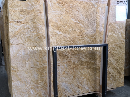 Emperor Amber Gold Marble Polished Slabs and Tiles
