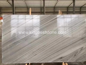 Palissandro White Marble Polished Slabs and Tiles