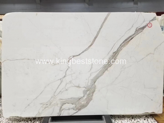 Italy Calacatta Soft White Marble Polished Slabs and Tiles
